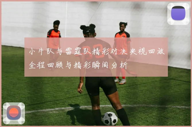 小牛队与雷霆队精彩对决央视回放全程回顾与精彩瞬间分析
